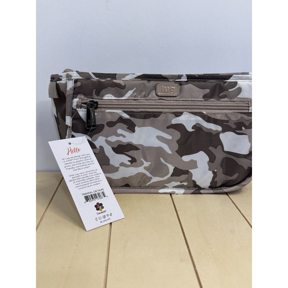 LUG Parasail Cosmetic Case - NWT Camo Taupe
